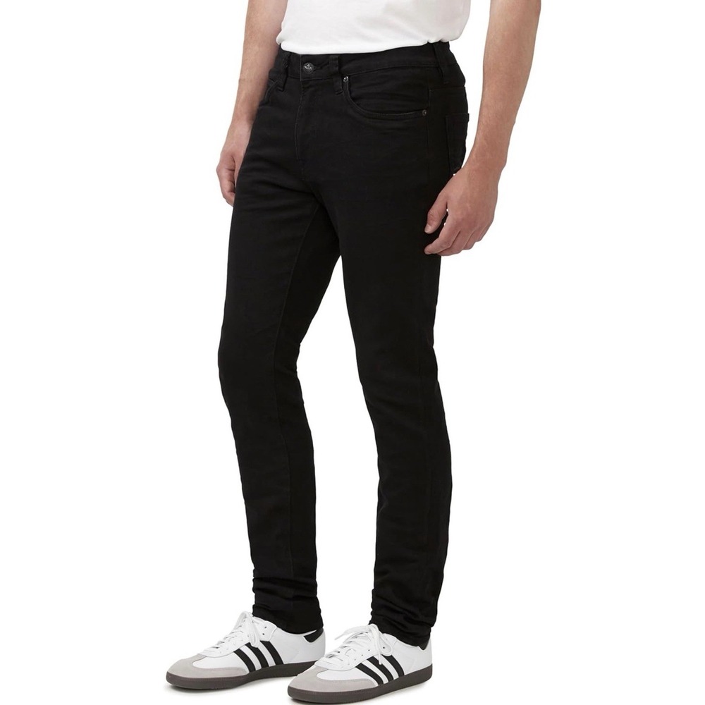 Buffalo David Bitton Skinny Max 33X32 Black Midnight Wax Classic Cowboy Jeans - Picture 6 of 16